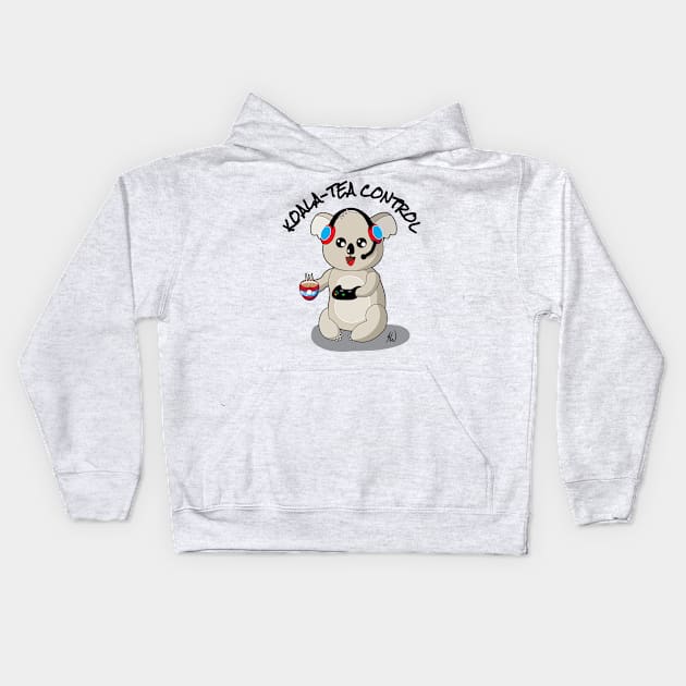 Koala-Tea Control Kids Hoodie by EDubTease